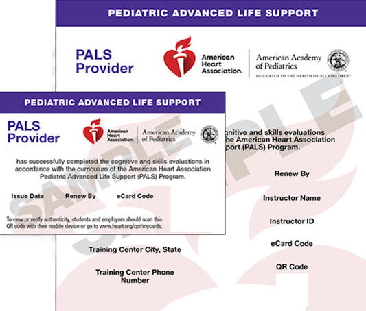 PALS E-Cards for Instructors Aligned with Ella Med as a Training Site: